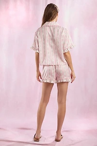 Pink & White Floral Pajamas