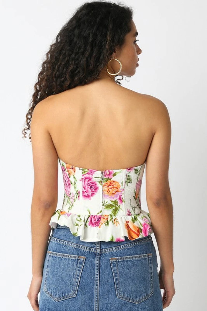 Alexis White Floral Top