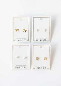 Screwback Stud Earrings Payton Pearl