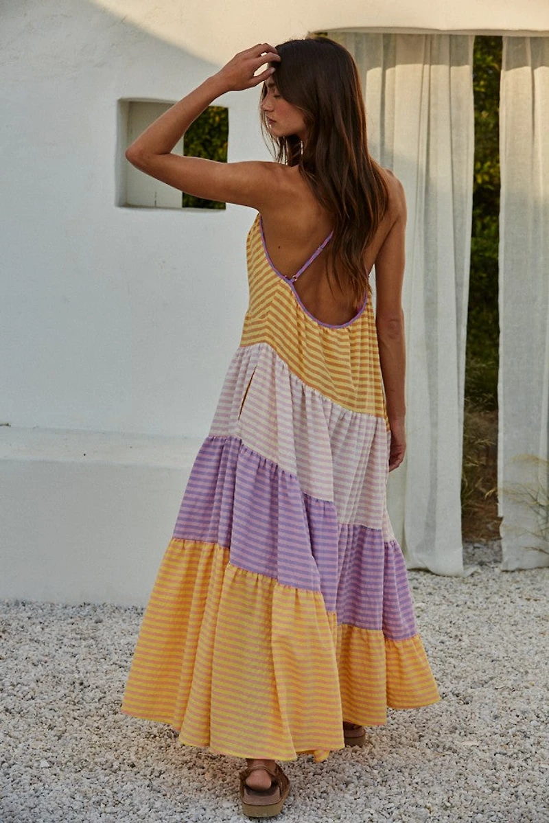Striped Maxi Dress