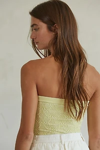 Yellow Floral Tube Top