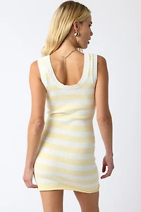 Yellow & White Liliana Stripe Dress