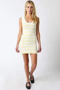 Yellow & White Liliana Stripe Dress