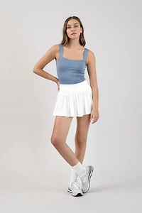 White Tennis Skirt