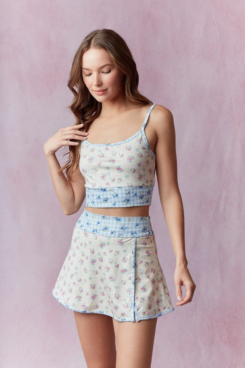 Floral Patchwork Tank