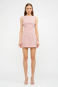 Embroidered Mini Dress