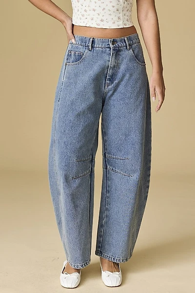 Nora Denim Barrel Pants