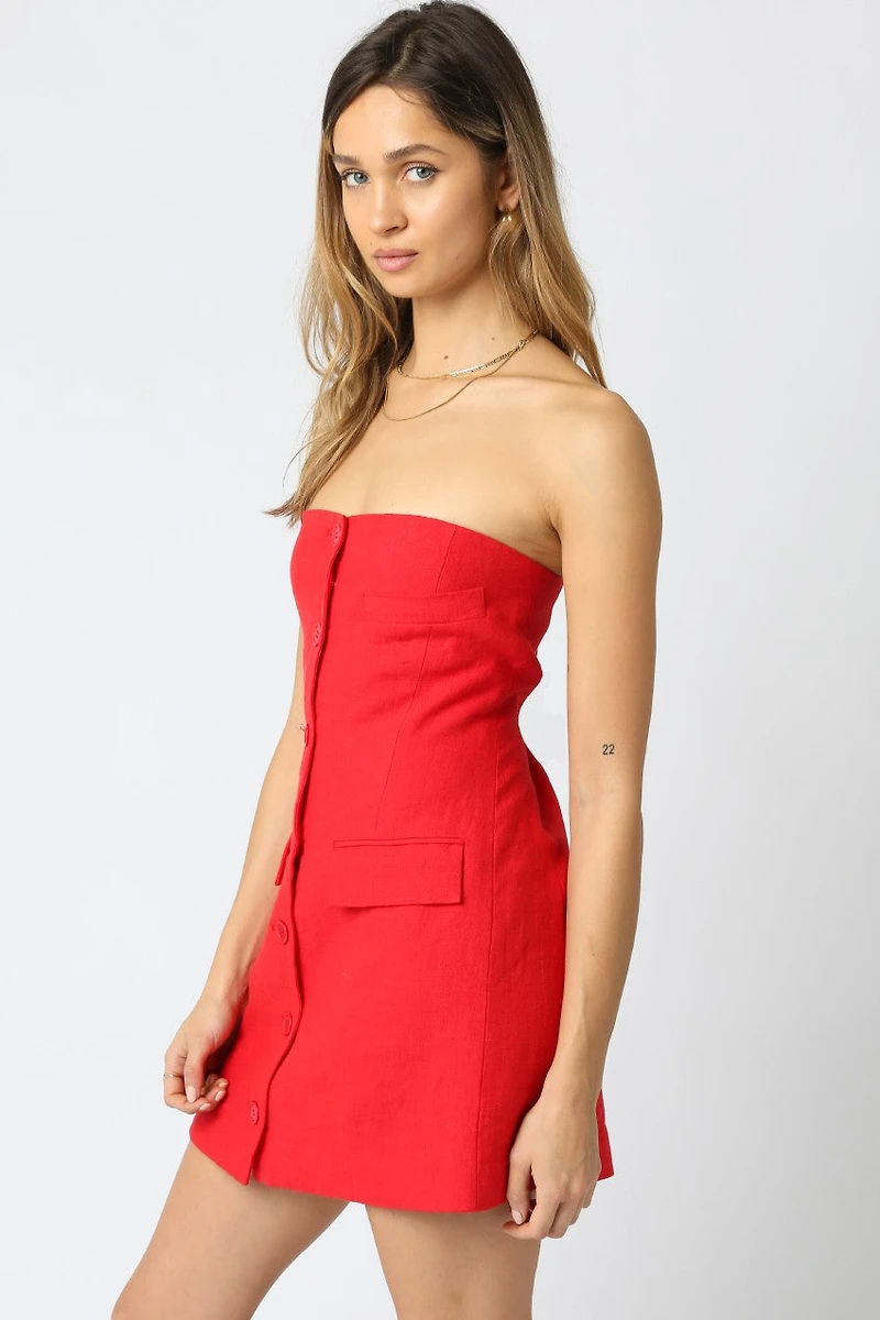 Red Giselle Dress