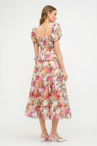 Pink Floral Blouse