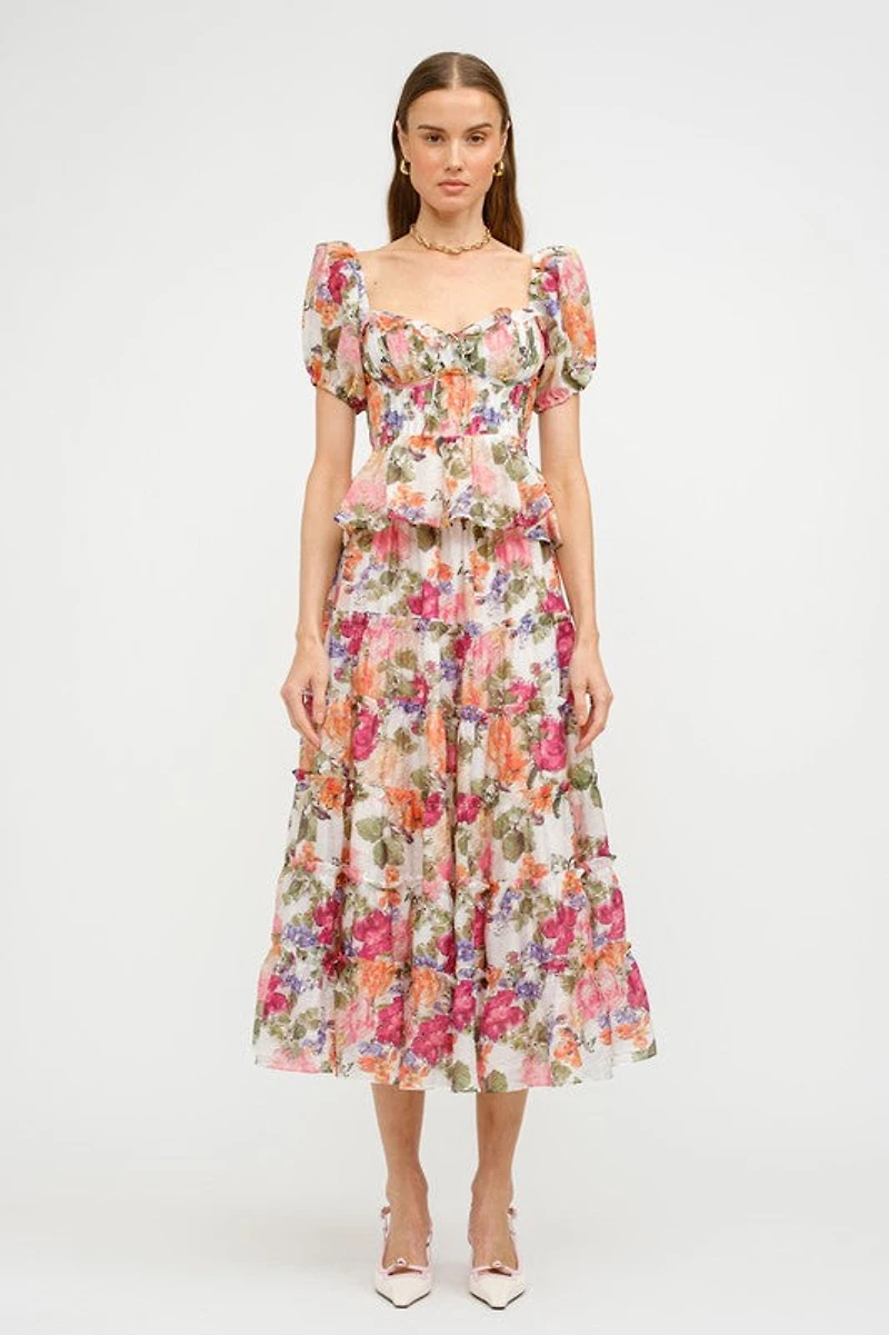 Pink Floral Blouse
