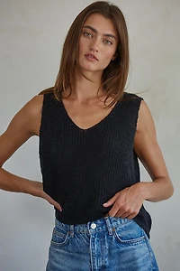 Black Sweater Vest