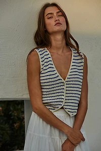 Blue Winslet Vest Top
