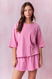 Fuchsia Basic Skort