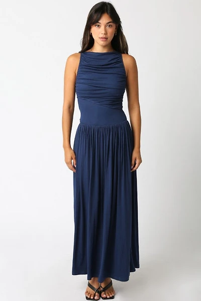 Navy Blue Leni Maxi Dress