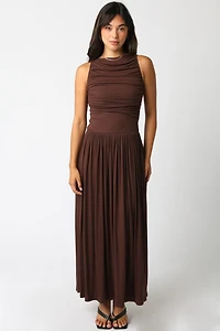 Dark Brown Leni Maxi Dress