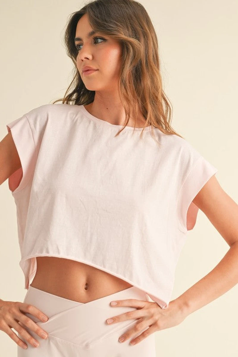Cutout Back Layering Tee