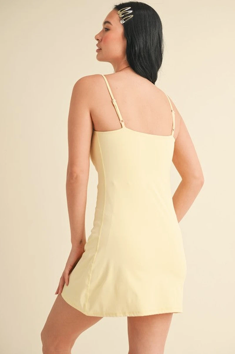 Yellow Sweetheart Dress