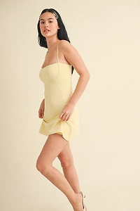 Yellow Sweetheart Dress