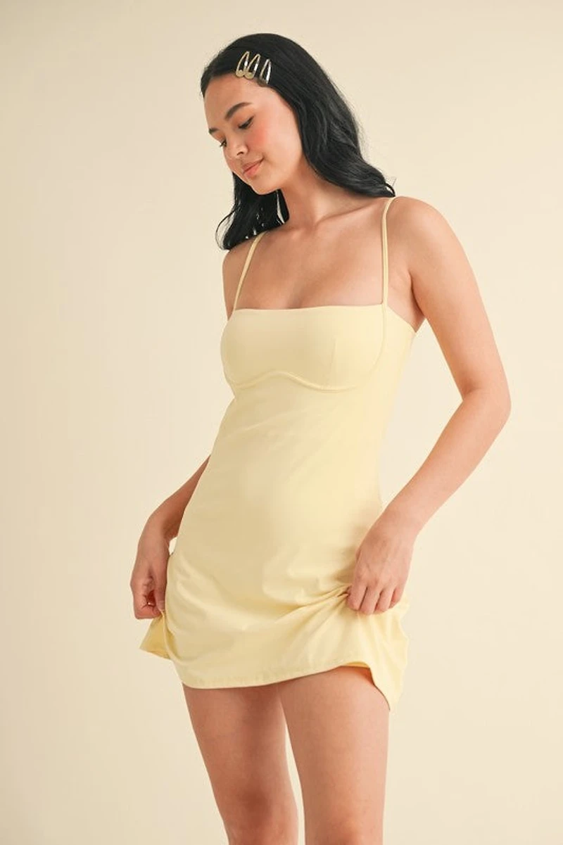 Yellow Sweetheart Dress