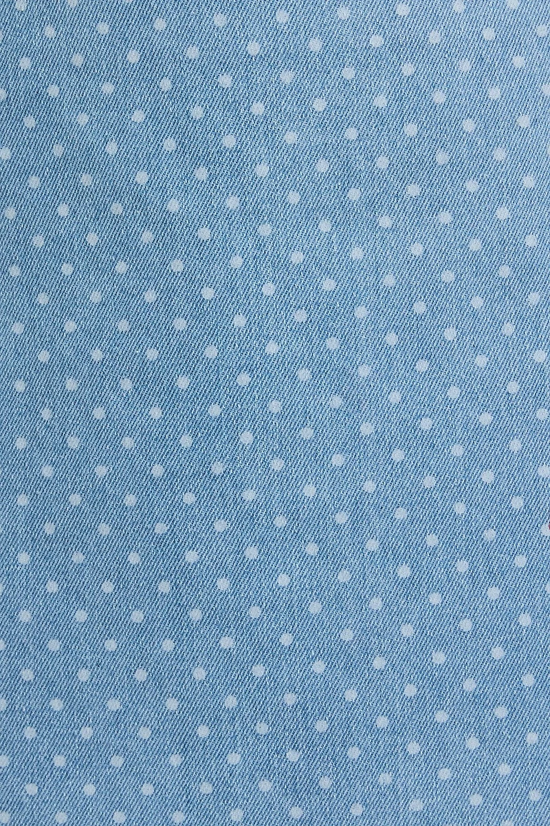 Polka Dot Denim Set