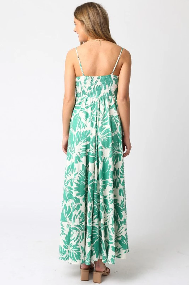 Green Palm Dress