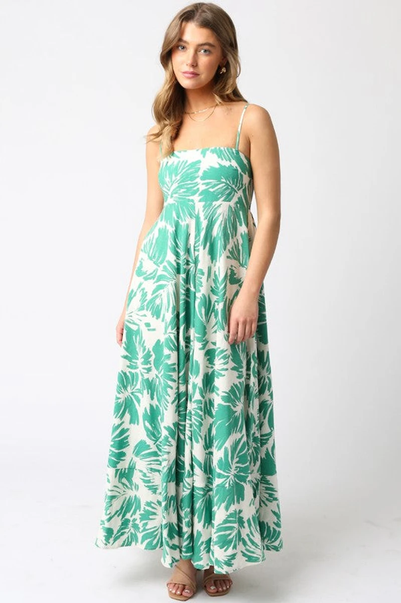 Green Palm Dress