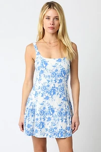 Blue Kingsley Floral Dress