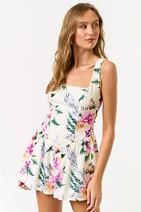 Floral Print Romper