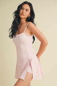 Pink Bow Sporty Dress