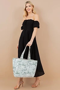 Cabana Quilted Tote Bag