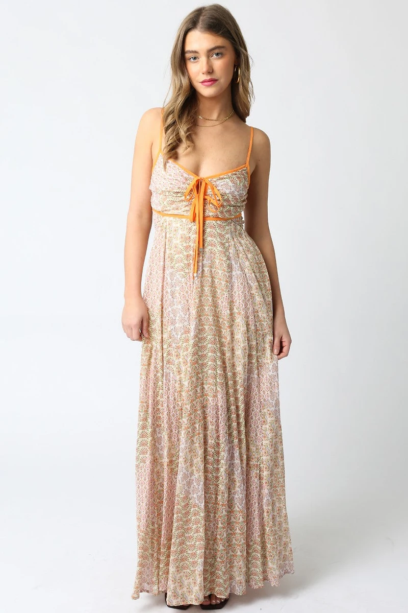 Emma Orange Dress