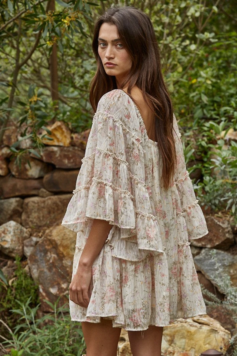 Floral Affair Flare Mini