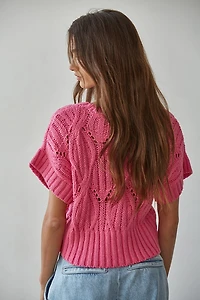 Pink Cali Crochet Top