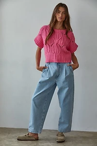 Pink Cali Crochet Top