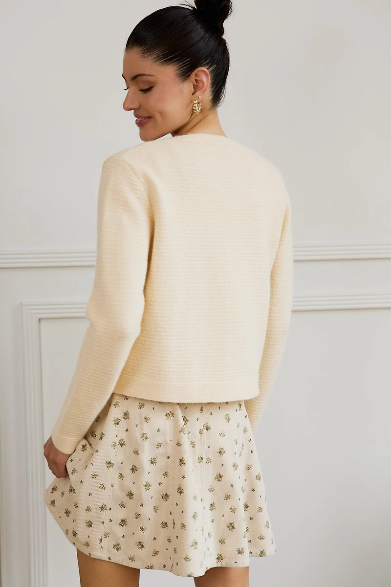 Button Up Sweater Cardigan