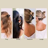 Open Hair Clip | Medium | Coconut White