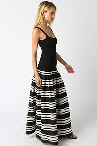 Elina Stripe Maxi Dress