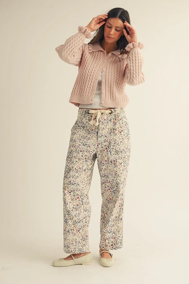 Wild Flowers Printed Pants