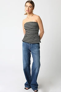 Misha Stripe Tube Top