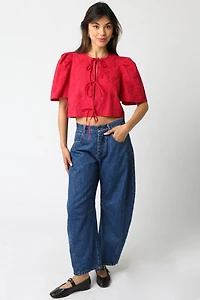 Susan Denim Baggy Pants