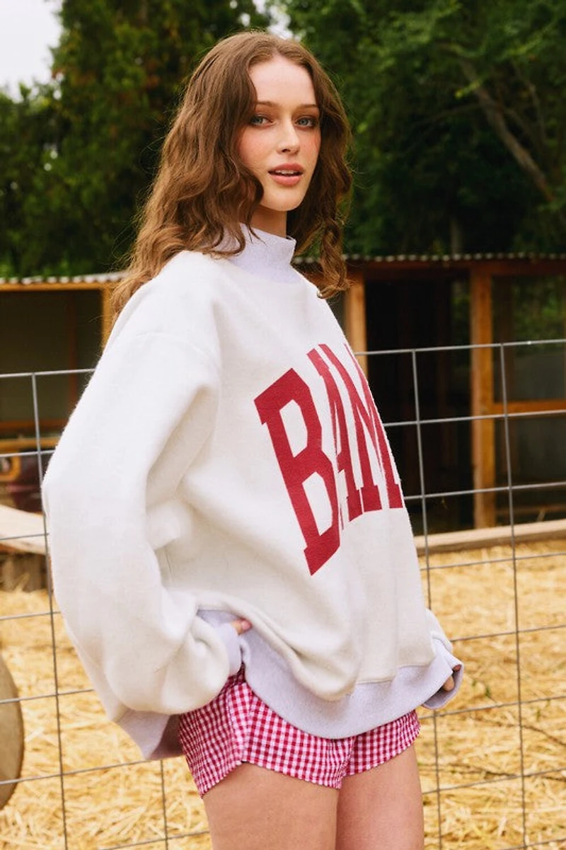 Alabama Reversible Mock Neck Sweatshirt