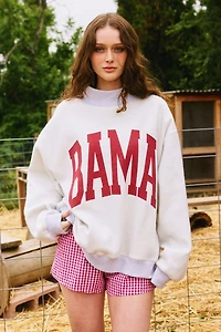 Alabama Reversible Mock Neck Sweatshirt