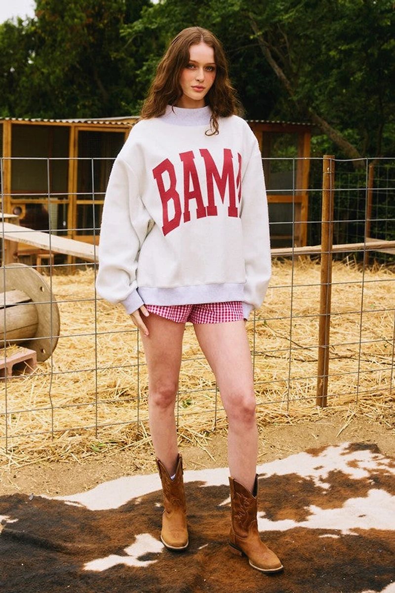 Alabama Reversible Mock Neck Sweatshirt