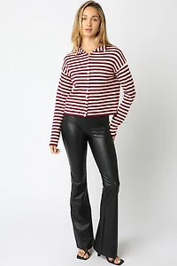 Scarlet Elina Stripe Knit Top