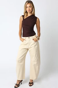 Brown Mia Knit Top