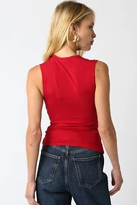 Red Mia Knit Top