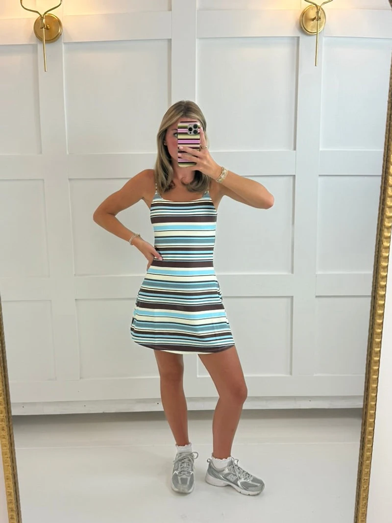 Stripe Athleisure Dress