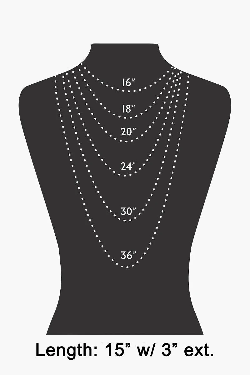 Intricate Heart Pendant Chain Necklace