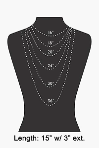 Intricate Heart Pendant Chain Necklace
