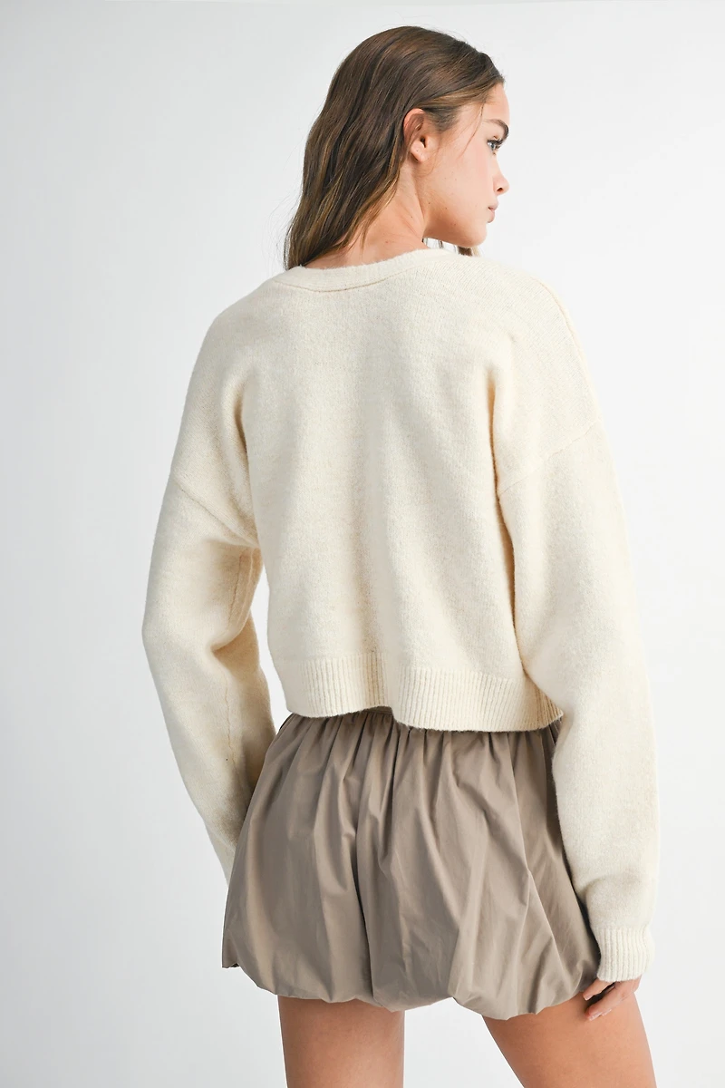 Reversible Bow Sweater
